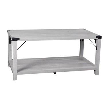 Gray wash deals coffee table set